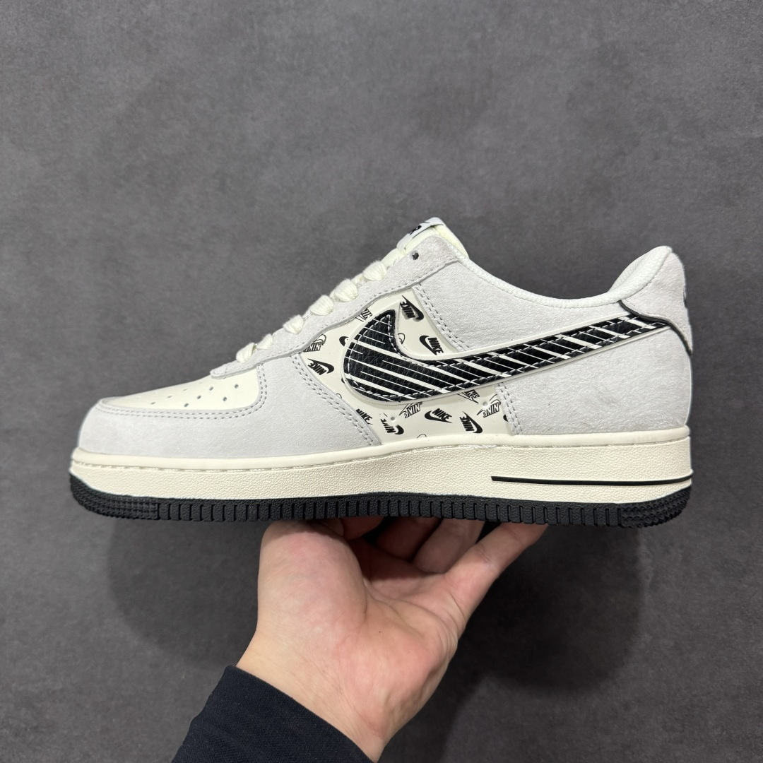图片[2]-【定制版】公司级NIke Air Force 1 \’07 Low “NIKE-米黑猪八革”空军一号 低帮 运动鞋 休闲鞋 折边针车 工艺难度大 原楦头原纸板 原装鞋盒 定制五金配件 内置全掌气垫 原厂鞋底 货号：JP8028-068 尺码：36 36.5 37.5 38 38.5 39 40 40.5 41 42 42.5 43 44 44.5 45 编码：HXSB310320-选品中心