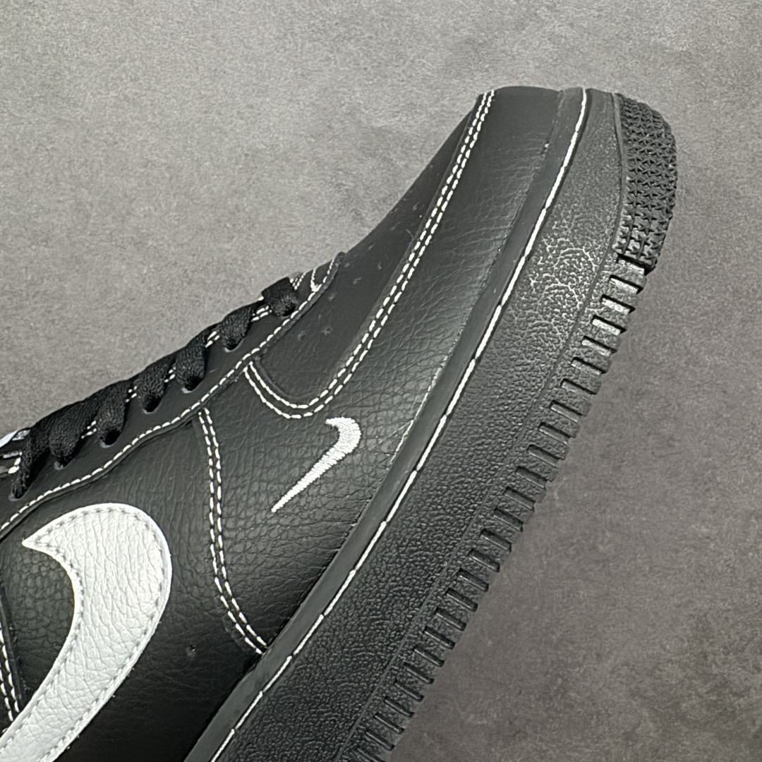 图片[5]-【定制版】Nike Air Force 1\’07 Low 黑银小勾 空军一号低帮休闲板鞋  #定制皮料 原厂3D打印 定制鞋盒 原楦原纸板 纯正空军版型 内置全掌气垫 货号：ZH0316-154  尺码：36 36.5 37.5 38 38.5 39 40 40.5 41 42 42.5 43 44 44.5 45-选品中心