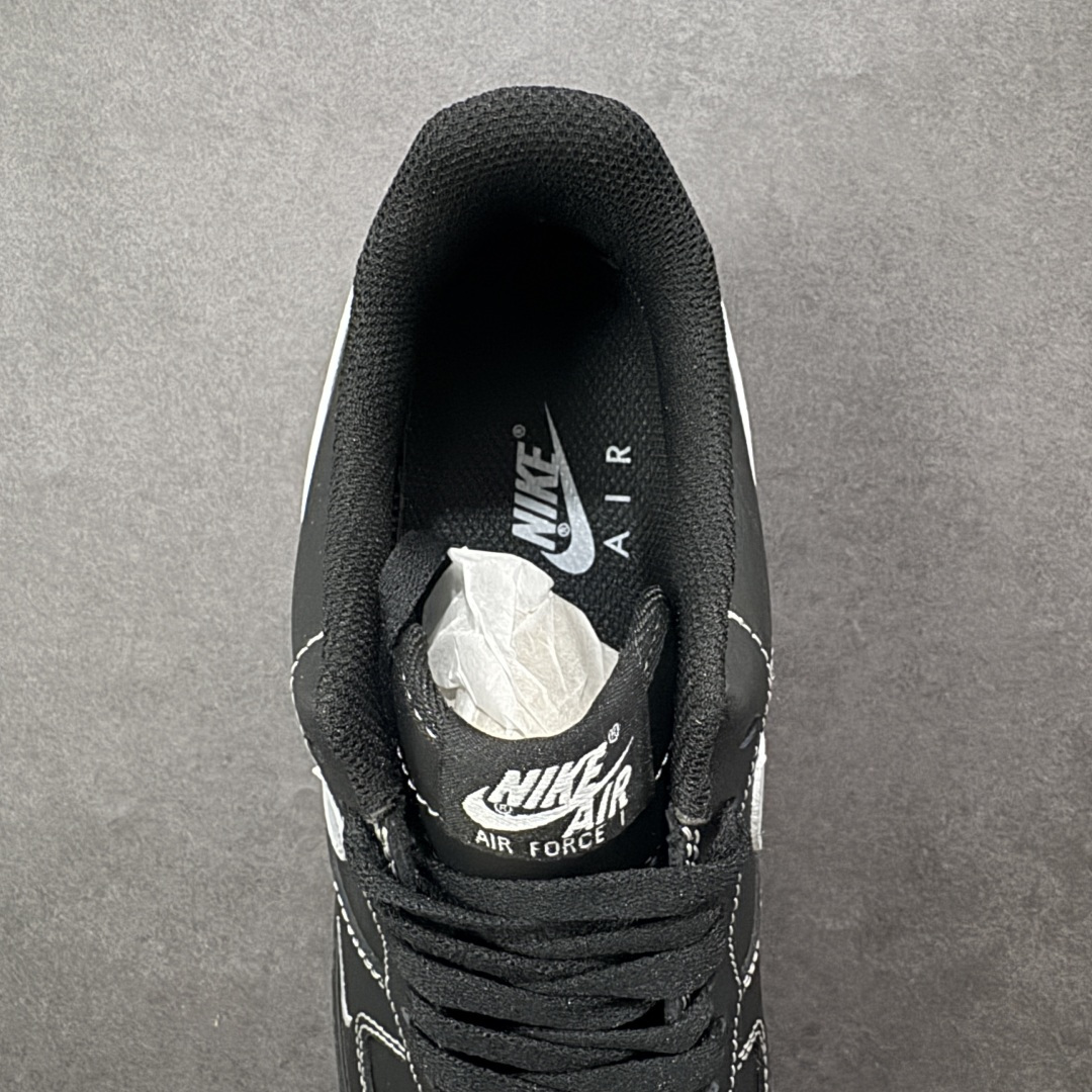 图片[7]-【定制版】Nike Air Force 1\’07 Low 黑银小勾 空军一号低帮休闲板鞋  #定制皮料 原厂3D打印 定制鞋盒 原楦原纸板 纯正空军版型 内置全掌气垫 货号：ZH0316-154  尺码：36 36.5 37.5 38 38.5 39 40 40.5 41 42 42.5 43 44 44.5 45-选品中心