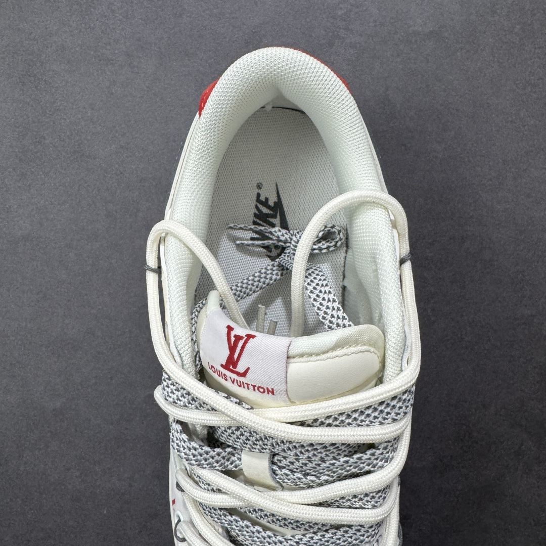 图片[7]-【定制版】NK SB Dunk Low LV联名 米灰抽绳 周年高端定制 低帮休闲板鞋 #定制鞋盒 大厂纯原品质出货 超高清洁度 皮料切割干净无任何毛边 细节完美 货号：CX5050-Y51 尺码：36 36.5 37.5 38 38.5 39 40 40.5 41 42 42.5 43 44 44.5 45 编码：GLB340350-选品中心