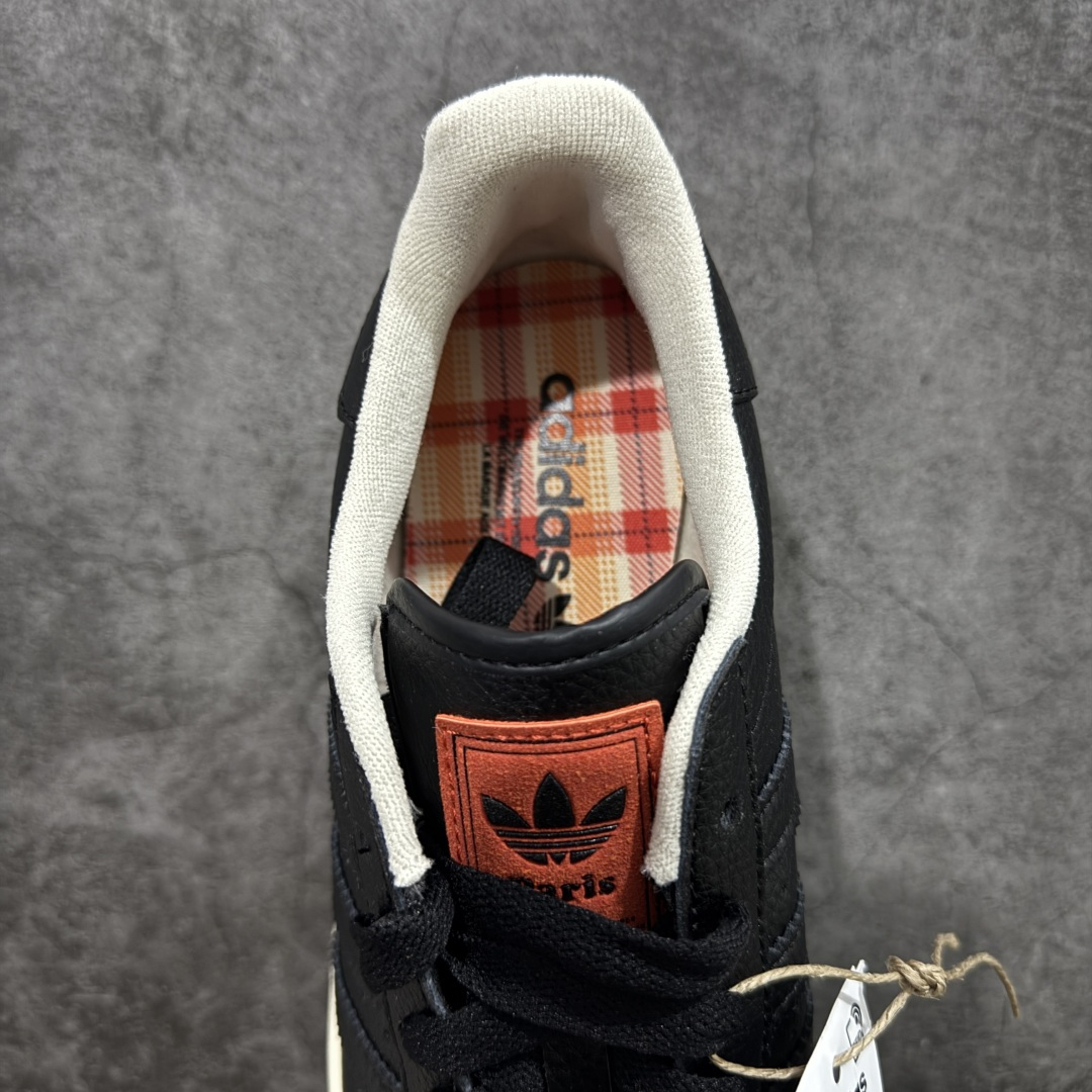图片[8]-【GX纯原】adidas originals SUPERSTAR Paris 贝壳头联名黑红 货号：JQ3223 渠道正品订单 诠释市场最高工艺水平 贝壳头经典小白板鞋 专柜上架同步配色 全鞋进口头层皮料打造。区别市面普通真标版本，进出专柜无压力 尺码：35 36 36.5 37.5 38 38.5 39 4040.5 41 42 42.5 43 44 44.5 45-选品中心