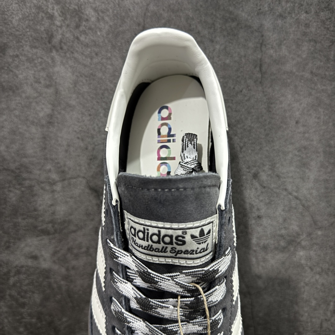 图片[8]-【HZ纯原版】Adidas Handball Spezial 阿迪达斯经典款牛皮复古休闲板鞋 灰白生胶 KI6303 原厂原档案开发出品 皮料切割干净无任何毛边 鞋型细节完美 超高清洁度 原材料打 市场第一梯队版本 尺码：35 36 36.5 37 38 38.5 39 40 40.5 41 42 42.5 43 44 44.5 45-选品中心