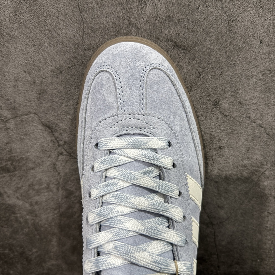 图片[5]-【HZ纯原版】Adidas Handball Spezial 阿迪达斯经典款牛皮复古休闲板鞋 蓝白生胶 KI5933 原厂原档案开发出品 皮料切割干净无任何毛边 鞋型细节完美 超高清洁度 原材料打 市场第一梯队版本 尺码：35 36 36.5 37 38 38.5 39 40 40.5 41 42 42.5 43 44 44.5 45-选品中心