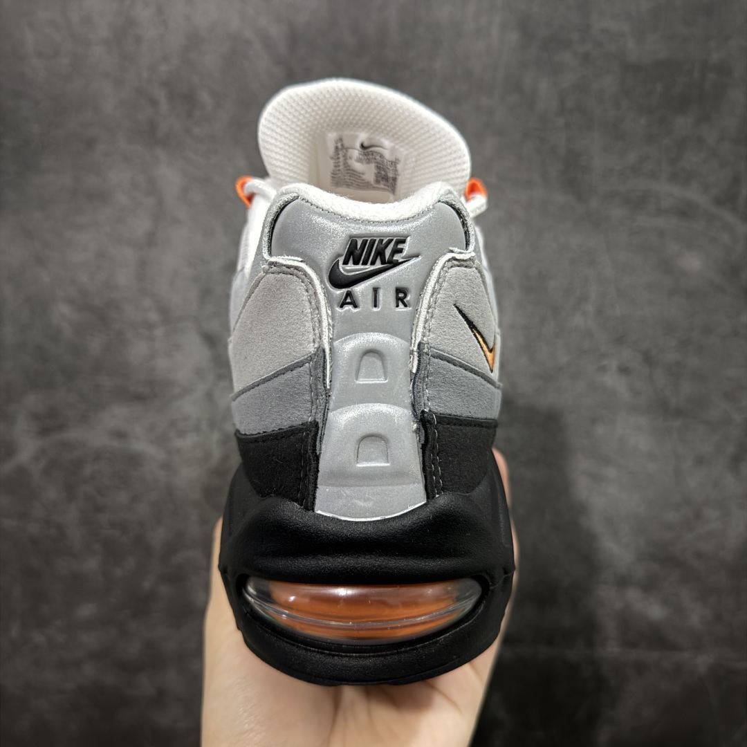 图片[4]-【KZ2.0版本】Nike Air Max 95 灰黑橙 货号：HM4740-101 纯原大厂生产线出品 原厂材料 原厂楦头 市场正确版本 区分错版 尺码：40 41 42 43 44 45 46 47.5 48 48.5-选品中心