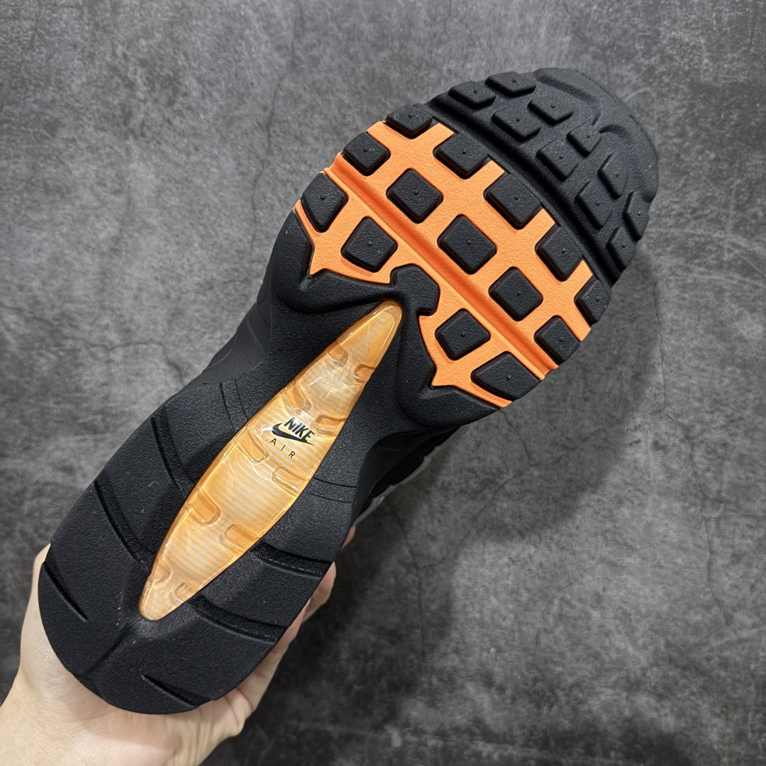 图片[9]-【KZ2.0版本】Nike Air Max 95 灰黑橙 货号：HM4740-101 纯原大厂生产线出品 原厂材料 原厂楦头 市场正确版本 区分错版 尺码：40 41 42 43 44 45 46 47.5 48 48.5-选品中心