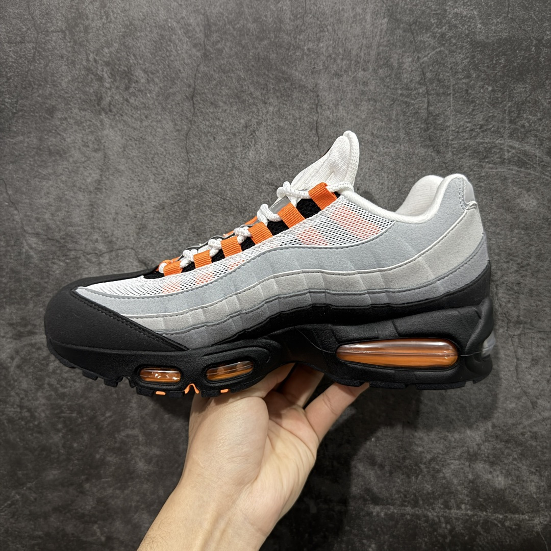 图片[2]-【KZ2.0版本】Nike Air Max 95 灰黑橙 货号：HM4740-101 纯原大厂生产线出品 原厂材料 原厂楦头 市场正确版本 区分错版 尺码：40 41 42 43 44 45 46 47.5 48 48.5-选品中心
