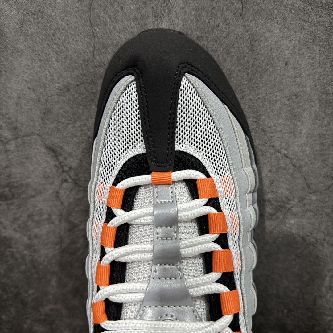 图片[5]-【KZ2.0版本】Nike Air Max 95 灰黑橙 货号：HM4740-101 纯原大厂生产线出品 原厂材料 原厂楦头 市场正确版本 区分错版 尺码：40 41 42 43 44 45 46 47.5 48 48.5-选品中心