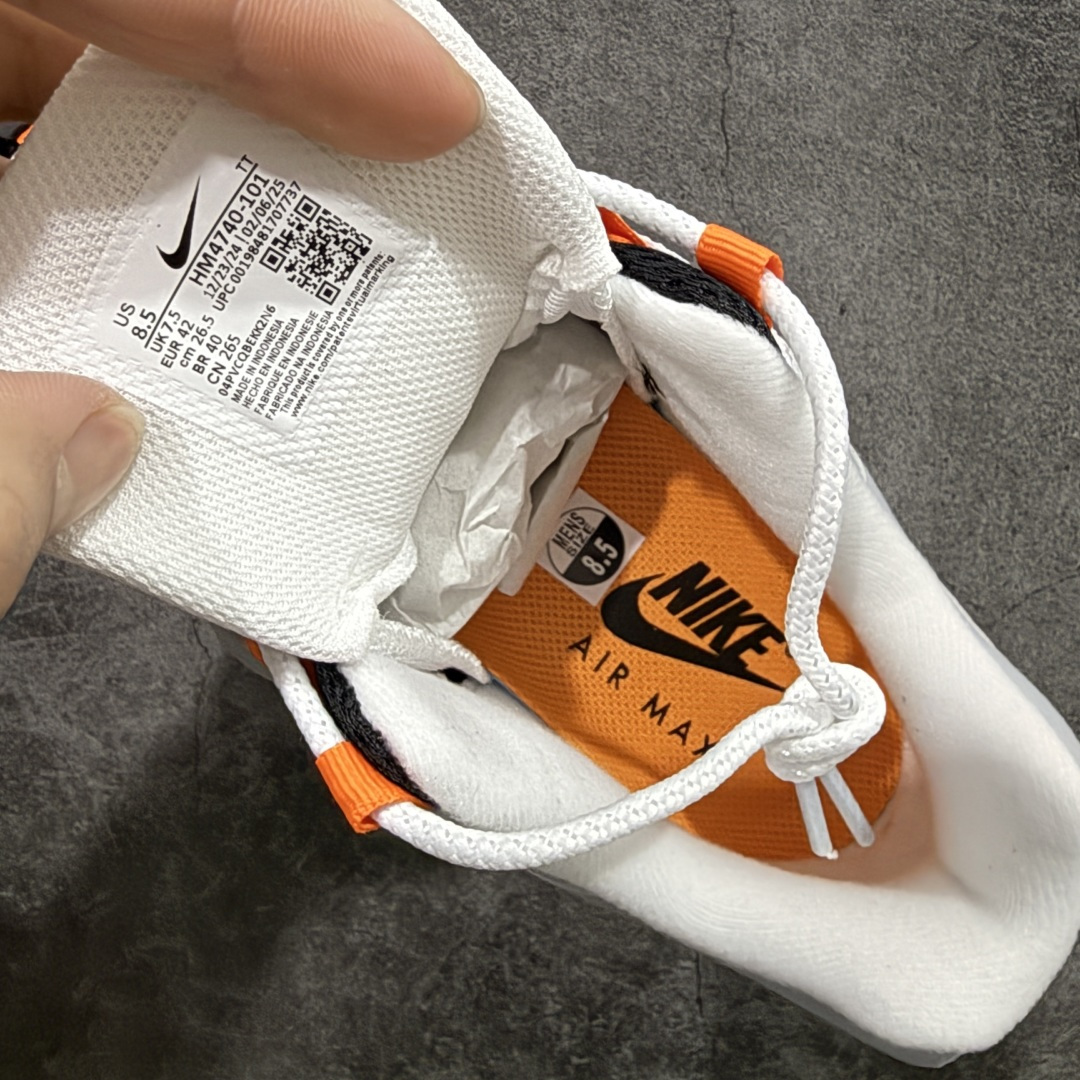 图片[7]-【KZ2.0版本】Nike Air Max 95 灰黑橙 货号：HM4740-101 纯原大厂生产线出品 原厂材料 原厂楦头 市场正确版本 区分错版 尺码：40 41 42 43 44 45 46 47.5 48 48.5-选品中心