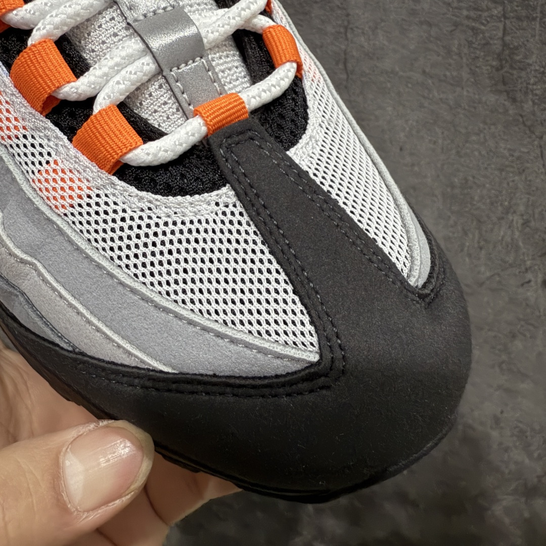 图片[5]-【KZ2.0版本】Nike Air Max 95 灰黑橙 货号：HM4740-101 纯原大厂生产线出品 原厂材料 原厂楦头 市场正确版本 区分错版 尺码：40 41 42 43 44 45 46 47.5 48 48.5-选品中心