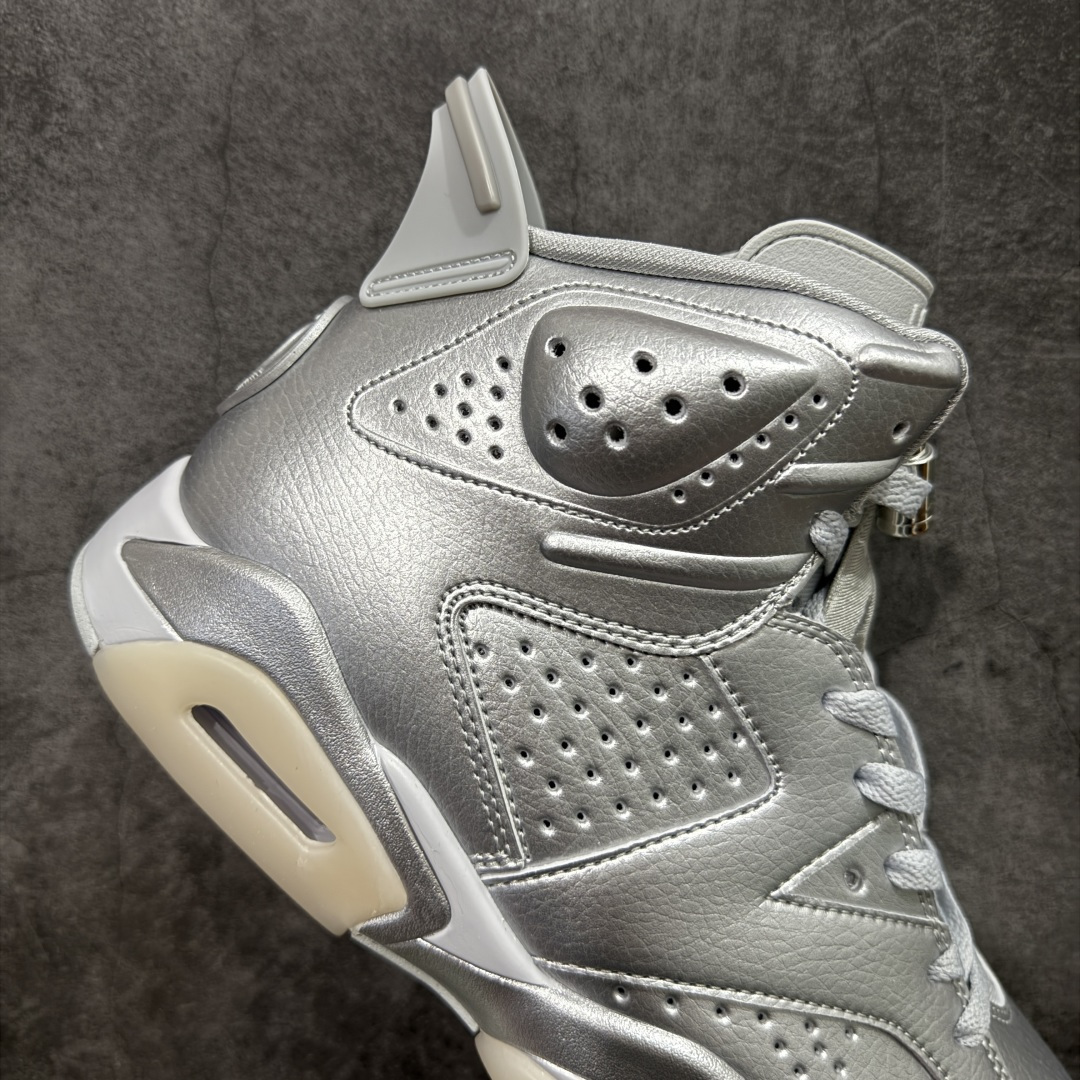 图片[7]-【XP纯原】PSG x Jordan Air Jordan 6 PSG 2026 液态银 XP纯原生产线出品 市售天花板品质出货 国内一线头部大厂知名厂牌同源出品 顶级工艺打造 原鞋开发 原厂冲刀皮料切割 原楦原模开发打造 经典乔6漏斗腰线 非市面所谓\”纯原\”直筒腰 货号：IQ5135-001 尺码：40 40.5 41 42 42.5 43 44 44.5 45 45.5 46 47.5-选品中心