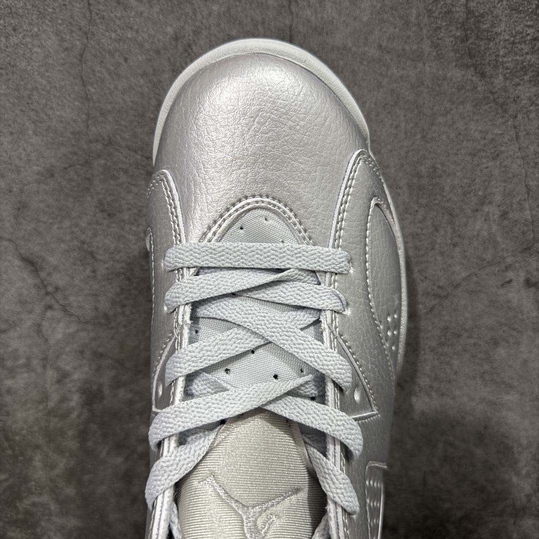 图片[5]-【XP纯原】PSG x Jordan Air Jordan 6 PSG 2026 液态银 XP纯原生产线出品 市售天花板品质出货 国内一线头部大厂知名厂牌同源出品 顶级工艺打造 原鞋开发 原厂冲刀皮料切割 原楦原模开发打造 经典乔6漏斗腰线 非市面所谓\”纯原\”直筒腰 货号：IQ5135-001 尺码：40 40.5 41 42 42.5 43 44 44.5 45 45.5 46 47.5-选品中心