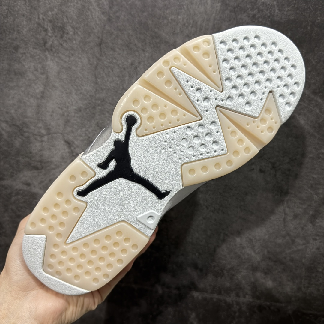 图片[9]-【XP纯原】PSG x Jordan Air Jordan 6 PSG 2026 液态银 XP纯原生产线出品 市售天花板品质出货 国内一线头部大厂知名厂牌同源出品 顶级工艺打造 原鞋开发 原厂冲刀皮料切割 原楦原模开发打造 经典乔6漏斗腰线 非市面所谓\”纯原\”直筒腰 货号：IQ5135-001 尺码：40 40.5 41 42 42.5 43 44 44.5 45 45.5 46 47.5-选品中心