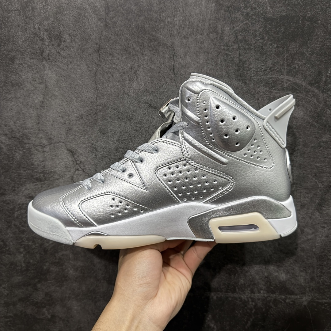 图片[2]-【XP纯原】PSG x Jordan Air Jordan 6 PSG 2026 液态银 XP纯原生产线出品 市售天花板品质出货 国内一线头部大厂知名厂牌同源出品 顶级工艺打造 原鞋开发 原厂冲刀皮料切割 原楦原模开发打造 经典乔6漏斗腰线 非市面所谓\”纯原\”直筒腰 货号：IQ5135-001 尺码：40 40.5 41 42 42.5 43 44 44.5 45 45.5 46 47.5-选品中心