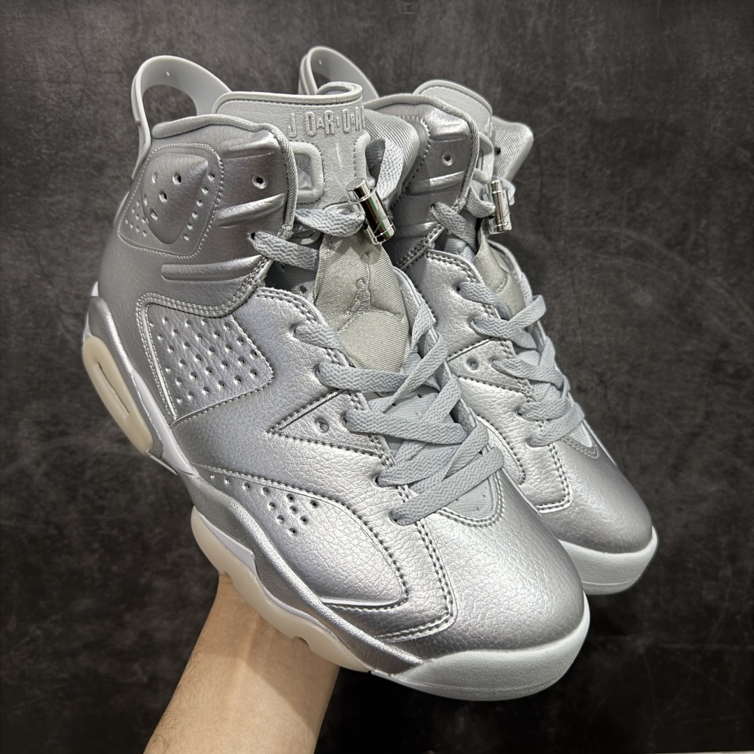 【XP纯原】PSG x Jordan Air Jordan 6 PSG 2026 液态银 XP纯原生产线出品 市售天花板品质出货 国内一线头部大厂知名厂牌同源出品 顶级工艺打造 原鞋开发 原厂冲刀皮料切割 原楦原模开发打造 经典乔6漏斗腰线 非市面所谓\