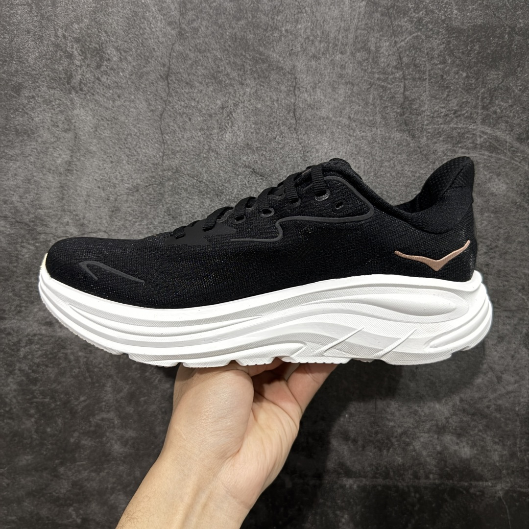图片[2]-【纯原H版】Hoka One One M CLIFTON 10 克利夫顿10代系列 低帮厚底网织轻量休闲运动慢跑鞋 #升级原楦开发版型 #采用透气针织工程材料鞋面材质 #轻量化材料高弹力泡棉升级中底 #内嵌欧索莱Ortholite® 混合(再生)鞋垫 #外置耐磨防滑橡胶模块❗️ 尺码：36-45含半码-选品中心