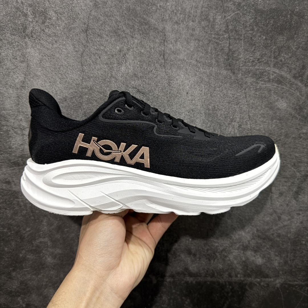 【纯原H版】Hoka One One M CLIFTON 10 克利夫顿10代系列 低帮厚底网织轻量休闲运动慢跑鞋 #升级原楦开发版型 #采用透气针织工程材料鞋面材质 #轻量化材料高弹力泡棉升级中底 #内嵌欧索莱Ortholite® 混合(再生)鞋垫 #外置耐磨防滑橡胶模块❗️ 尺码：36-45含半码-选品中心