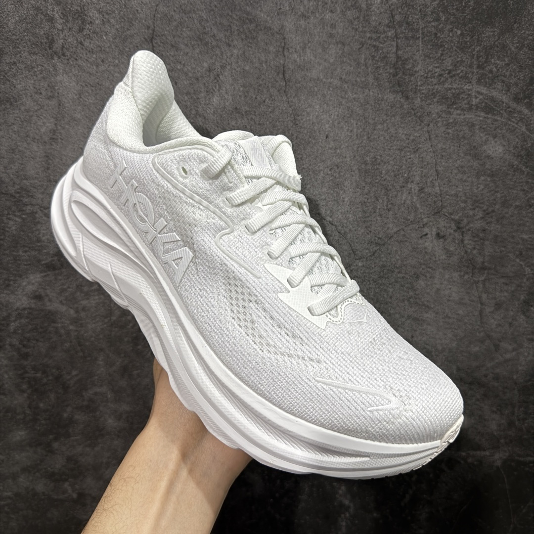 图片[3]-【纯原H版】Hoka One One M CLIFTON 10 克利夫顿10代系列 低帮厚底网织轻量休闲运动慢跑鞋 #升级原楦开发版型 #采用透气针织工程材料鞋面材质 #轻量化材料高弹力泡棉升级中底 #内嵌欧索莱Ortholite® 混合(再生)鞋垫 #外置耐磨防滑橡胶模块❗️ 尺码：36-45含半码-选品中心