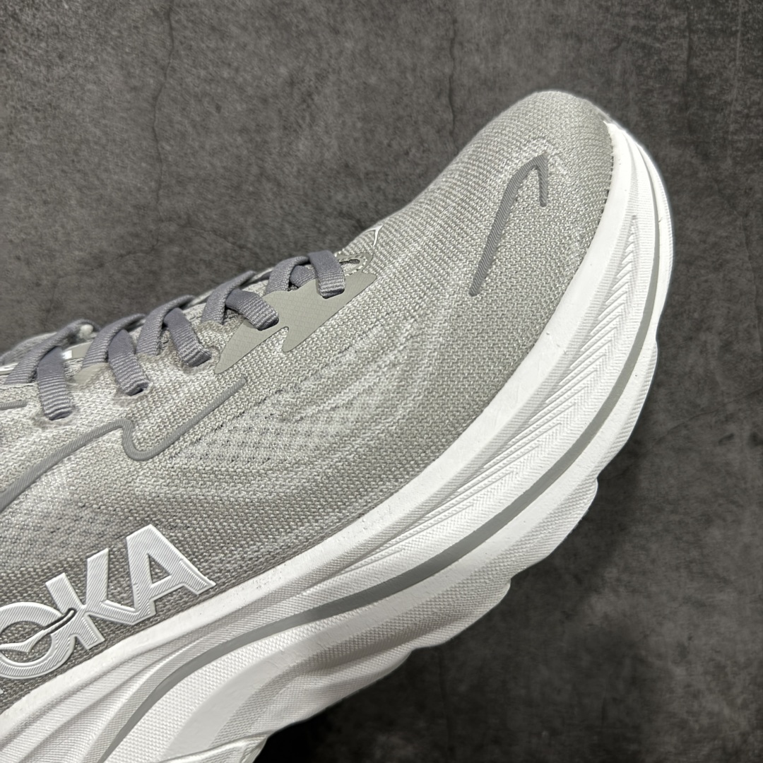 图片[6]-【纯原H版】Hoka One One M CLIFTON 10 克利夫顿10代系列 低帮厚底网织轻量休闲运动慢跑鞋 #升级原楦开发版型 #采用透气针织工程材料鞋面材质 #轻量化材料高弹力泡棉升级中底 #内嵌欧索莱Ortholite® 混合(再生)鞋垫 #外置耐磨防滑橡胶模块❗️ 尺码：36-45含半码-选品中心