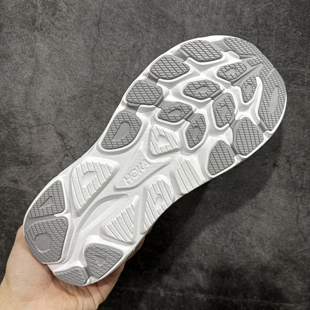 图片[9]-【纯原H版】Hoka One One M CLIFTON 10 克利夫顿10代系列 低帮厚底网织轻量休闲运动慢跑鞋 #升级原楦开发版型 #采用透气针织工程材料鞋面材质 #轻量化材料高弹力泡棉升级中底 #内嵌欧索莱Ortholite® 混合(再生)鞋垫 #外置耐磨防滑橡胶模块❗️ 尺码：36-45含半码-选品中心