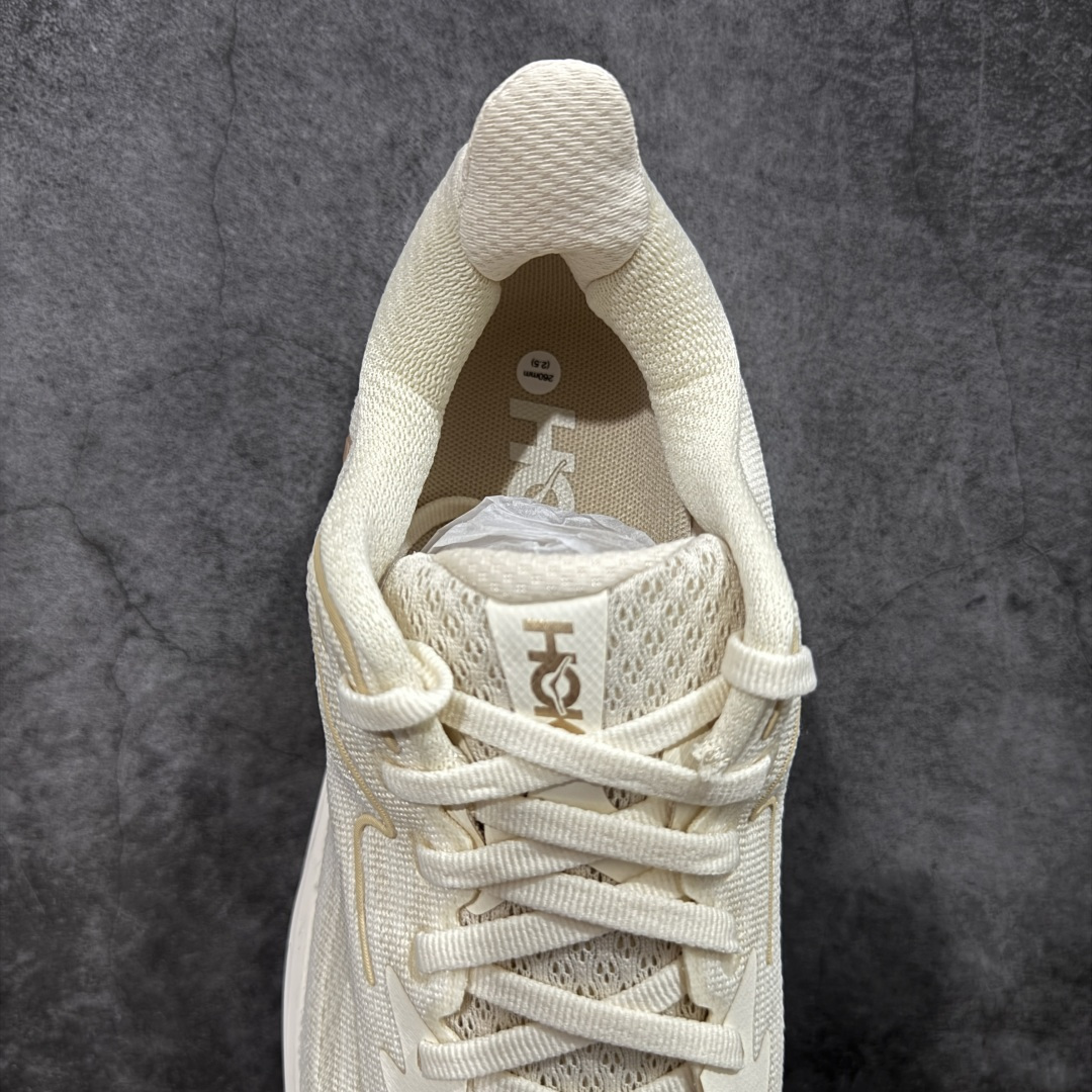 图片[8]-【纯原H版】Hoka One One M CLIFTON 10 克利夫顿10代系列 低帮厚底网织轻量休闲运动慢跑鞋 #升级原楦开发版型 #采用透气针织工程材料鞋面材质 #轻量化材料高弹力泡棉升级中底 #内嵌欧索莱Ortholite® 混合(再生)鞋垫 #外置耐磨防滑橡胶模块❗️ 尺码：36-45含半码-选品中心