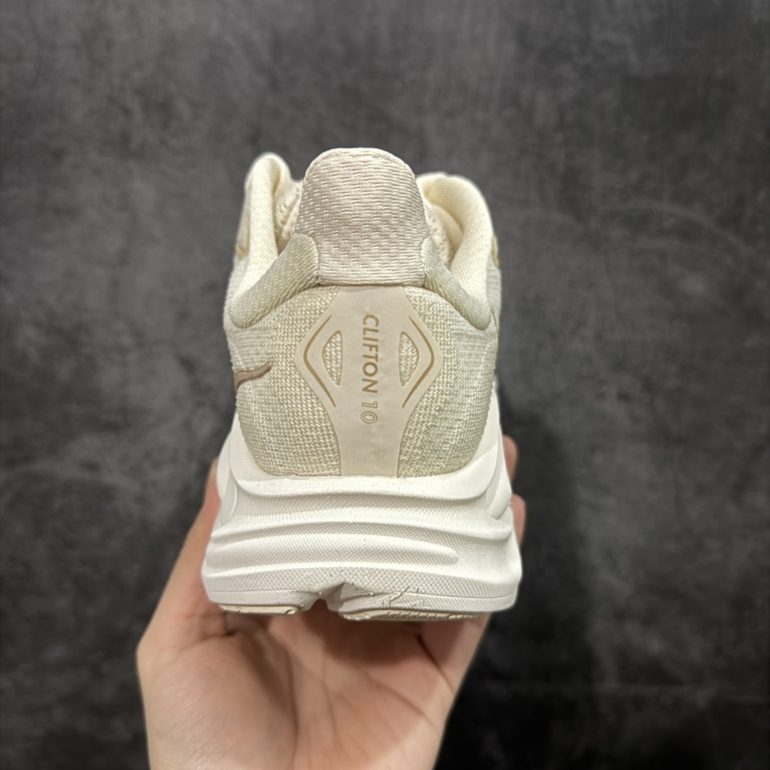 图片[4]-【纯原H版】Hoka One One M CLIFTON 10 克利夫顿10代系列 低帮厚底网织轻量休闲运动慢跑鞋 #升级原楦开发版型 #采用透气针织工程材料鞋面材质 #轻量化材料高弹力泡棉升级中底 #内嵌欧索莱Ortholite® 混合(再生)鞋垫 #外置耐磨防滑橡胶模块❗️ 尺码：36-45含半码-选品中心