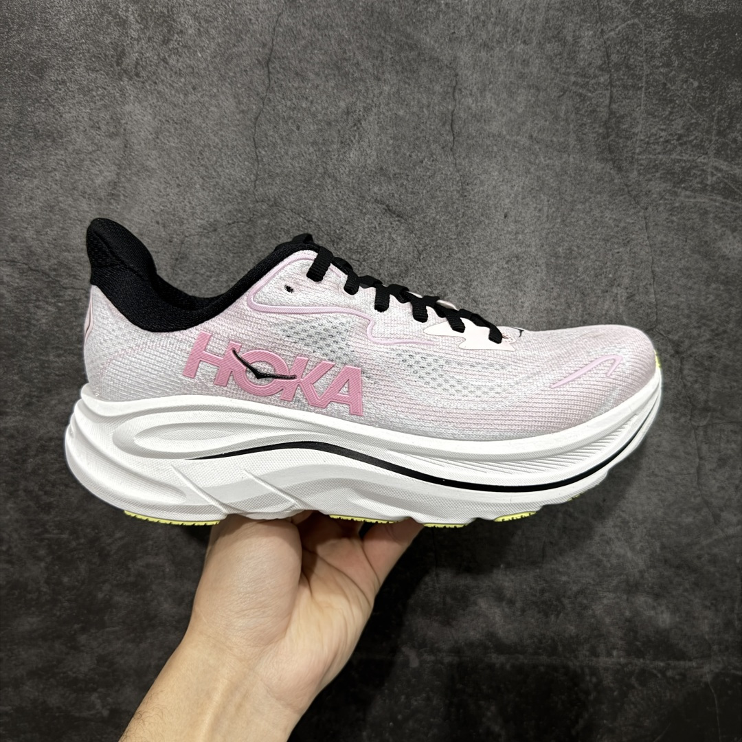 【纯原H版】Hoka One One M CLIFTON 10 克利夫顿10代系列 低帮厚底网织轻量休闲运动慢跑鞋 #升级原楦开发版型 #采用透气针织工程材料鞋面材质 #轻量化材料高弹力泡棉升级中底 #内嵌欧索莱Ortholite® 混合(再生)鞋垫 #外置耐磨防滑橡胶模块❗️ 尺码：36-45含半码-选品中心