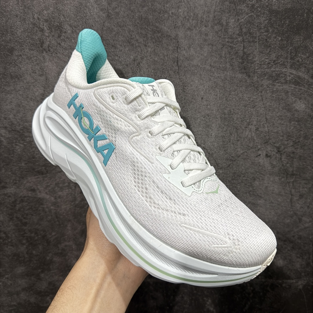 图片[3]-【纯原H版】Hoka One One M CLIFTON 10 克利夫顿10代系列 低帮厚底网织轻量休闲运动慢跑鞋 #升级原楦开发版型 #采用透气针织工程材料鞋面材质 #轻量化材料高弹力泡棉升级中底 #内嵌欧索莱Ortholite® 混合(再生)鞋垫 #外置耐磨防滑橡胶模块❗️ 尺码：36-45含半码-选品中心
