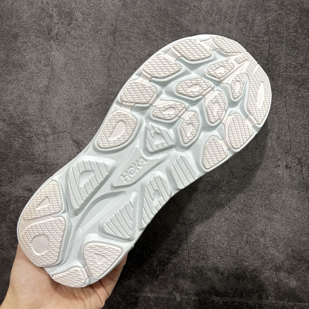 图片[9]-【纯原H版】Hoka One One M CLIFTON 10 克利夫顿10代系列 低帮厚底网织轻量休闲运动慢跑鞋 #升级原楦开发版型 #采用透气针织工程材料鞋面材质 #轻量化材料高弹力泡棉升级中底 #内嵌欧索莱Ortholite® 混合(再生)鞋垫 #外置耐磨防滑橡胶模块❗️ 尺码：36-45含半码-选品中心