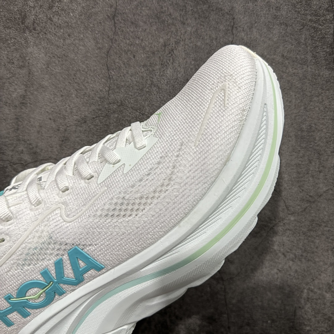 图片[6]-【纯原H版】Hoka One One M CLIFTON 10 克利夫顿10代系列 低帮厚底网织轻量休闲运动慢跑鞋 #升级原楦开发版型 #采用透气针织工程材料鞋面材质 #轻量化材料高弹力泡棉升级中底 #内嵌欧索莱Ortholite® 混合(再生)鞋垫 #外置耐磨防滑橡胶模块❗️ 尺码：36-45含半码-选品中心