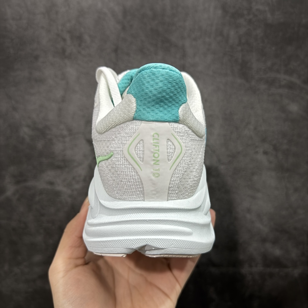 图片[4]-【纯原H版】Hoka One One M CLIFTON 10 克利夫顿10代系列 低帮厚底网织轻量休闲运动慢跑鞋 #升级原楦开发版型 #采用透气针织工程材料鞋面材质 #轻量化材料高弹力泡棉升级中底 #内嵌欧索莱Ortholite® 混合(再生)鞋垫 #外置耐磨防滑橡胶模块❗️ 尺码：36-45含半码-选品中心