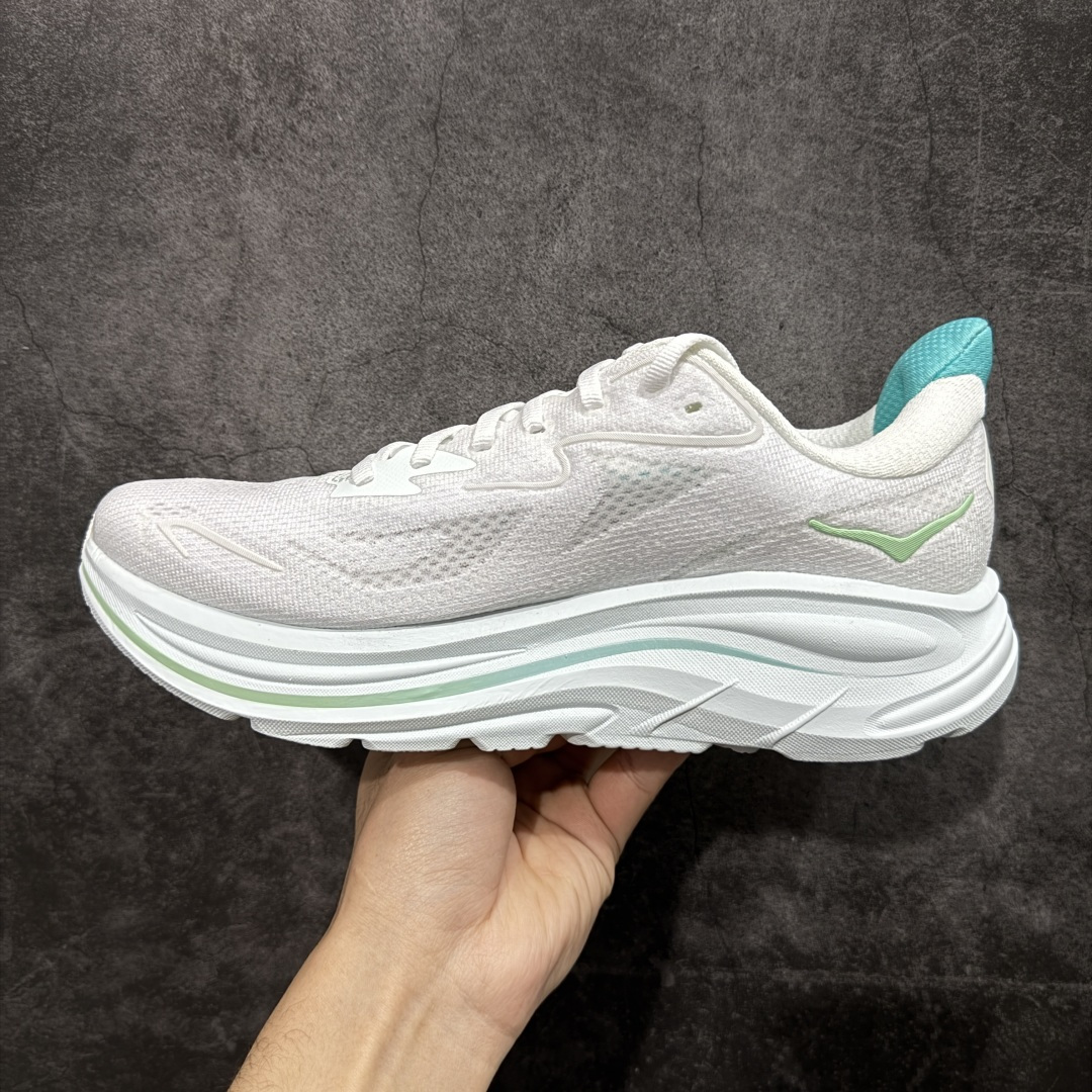 图片[2]-【纯原H版】Hoka One One M CLIFTON 10 克利夫顿10代系列 低帮厚底网织轻量休闲运动慢跑鞋 #升级原楦开发版型 #采用透气针织工程材料鞋面材质 #轻量化材料高弹力泡棉升级中底 #内嵌欧索莱Ortholite® 混合(再生)鞋垫 #外置耐磨防滑橡胶模块❗️ 尺码：36-45含半码-选品中心