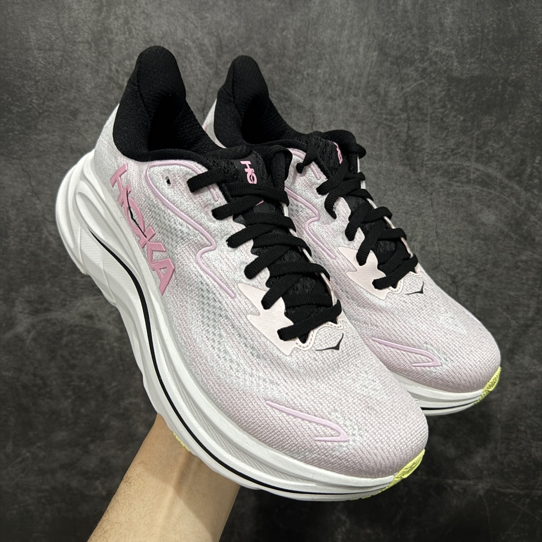 图片[2]-【纯原H版】Hoka One One M CLIFTON 10 克利夫顿10代系列 低帮厚底网织轻量休闲运动慢跑鞋 #升级原楦开发版型 #采用透气针织工程材料鞋面材质 #轻量化材料高弹力泡棉升级中底 #内嵌欧索莱Ortholite® 混合(再生)鞋垫 #外置耐磨防滑橡胶模块❗️ 尺码：36-45含半码-选品中心