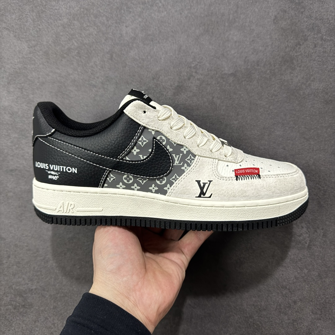 【定制版】Nike Air Force 1 Low 07 LV联名 空军一号低帮板鞋 原楦头原纸板 打造纯正空军版型 专注外贸渠道 全掌内置蜂窝气垫 原盒配件 原厂中底钢印、拉帮完美 货号：KD6699-F08 尺码：36-45-选品中心