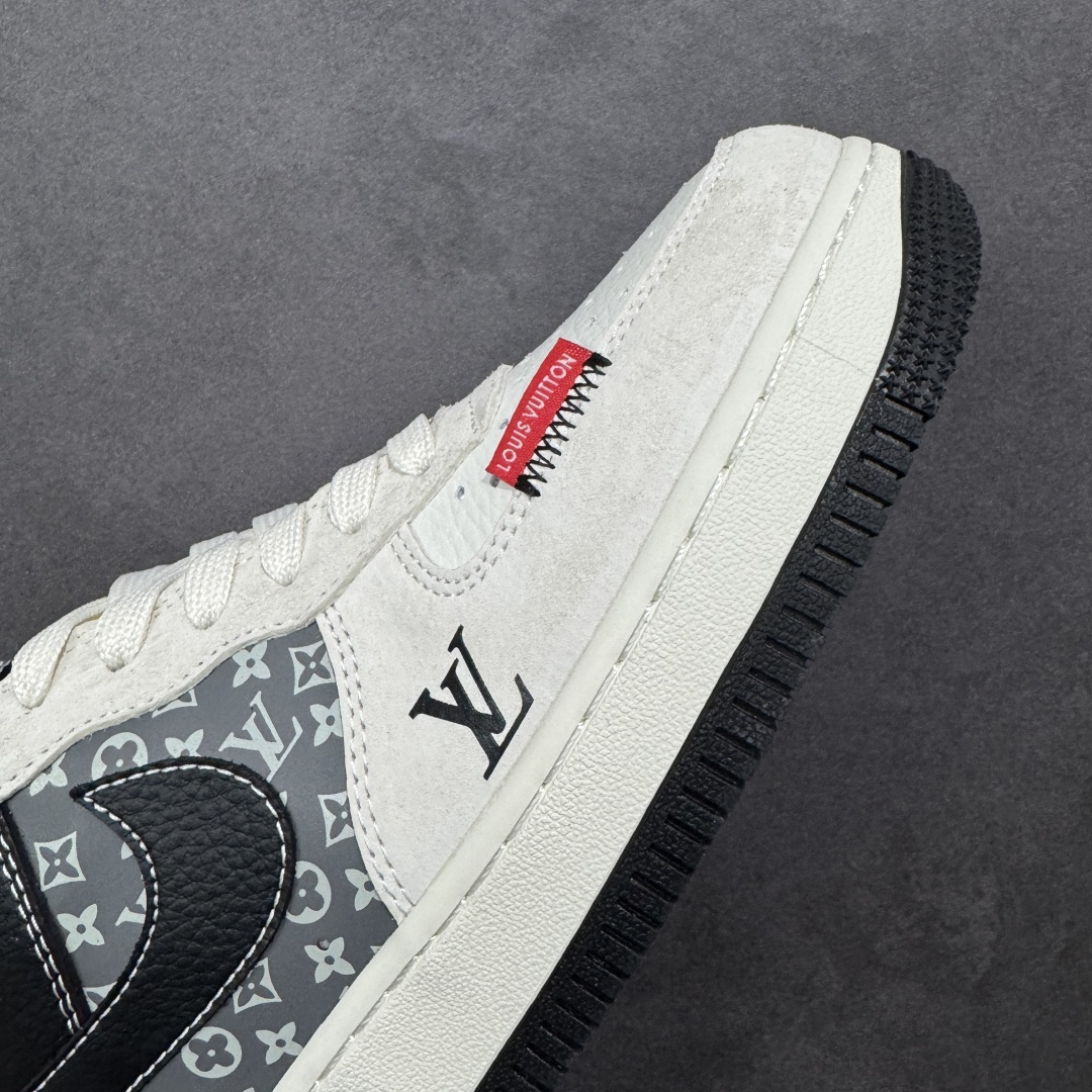 图片[5]-【定制版】Nike Air Force 1 Low 07 LV联名 空军一号低帮板鞋 原楦头原纸板 打造纯正空军版型 专注外贸渠道 全掌内置蜂窝气垫 原盒配件 原厂中底钢印、拉帮完美 货号：KD6699-F08 尺码：36-45-选品中心