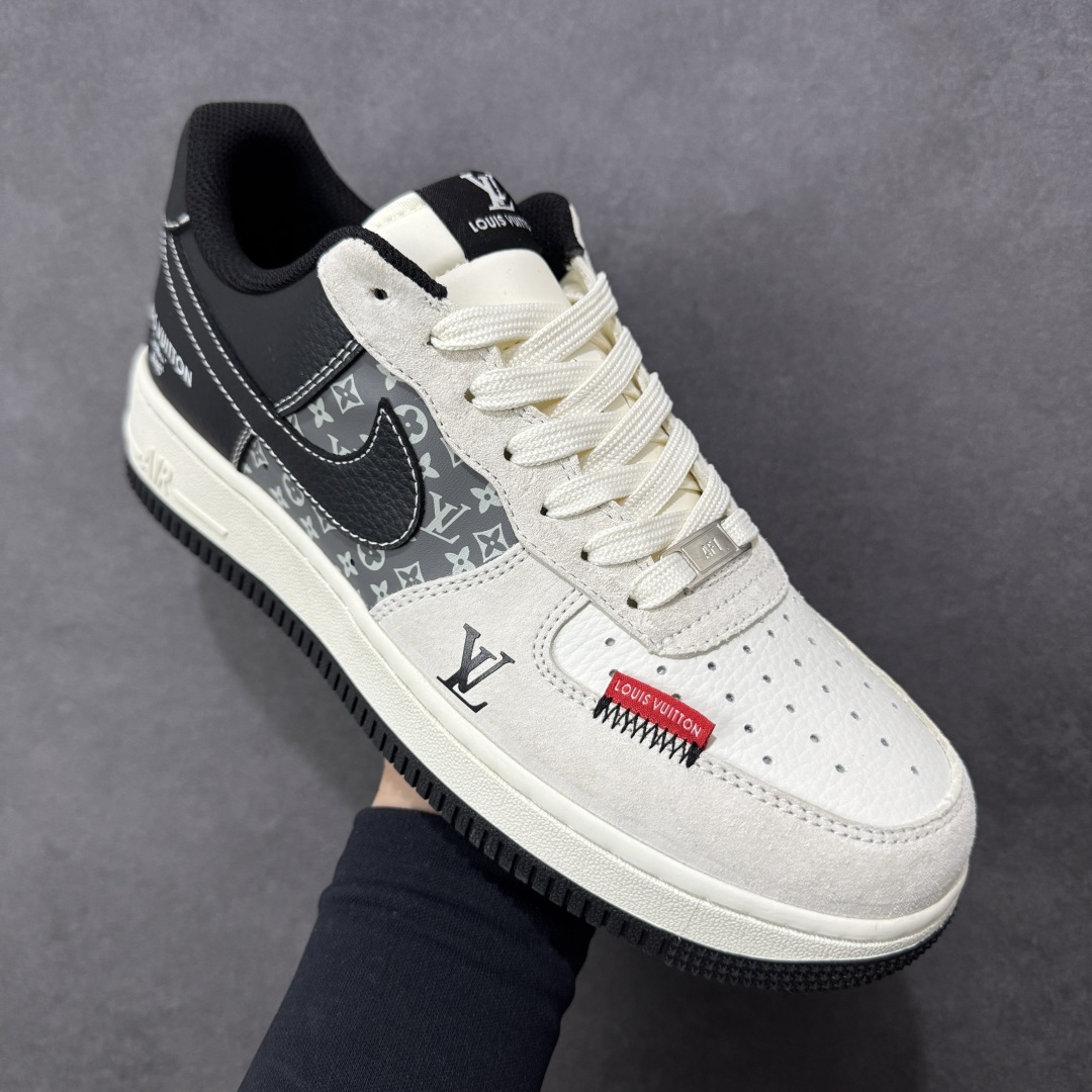 图片[3]-【定制版】Nike Air Force 1 Low 07 LV联名 空军一号低帮板鞋 原楦头原纸板 打造纯正空军版型 专注外贸渠道 全掌内置蜂窝气垫 原盒配件 原厂中底钢印、拉帮完美 货号：KD6699-F08 尺码：36-45-选品中心