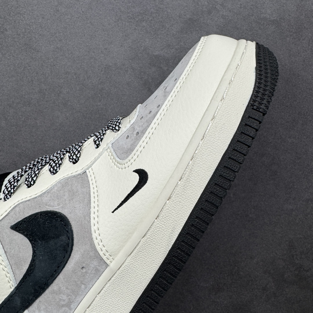 图片[5]-【定制版】Nike Air Force 1\’07 Low 斯图西联名 白灰黑 空军一号低帮休闲板鞋  #定制皮料 定制鞋盒 原楦原纸板 纯正空军版型 内置全掌气垫 货号：XD9314-617  尺码：36 36.5 37.5 38 38.5 39 40 40.5 41 42 42.5 43 44 44.5 45-选品中心