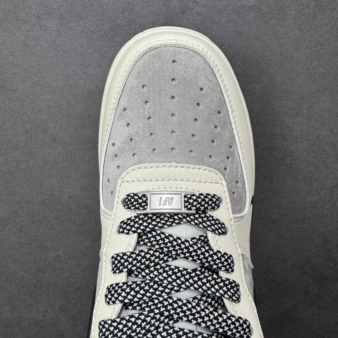 图片[8]-【定制版】Nike Air Force 1\’07 Low 斯图西联名 白灰黑 空军一号低帮休闲板鞋  #定制皮料 定制鞋盒 原楦原纸板 纯正空军版型 内置全掌气垫 货号：XD9314-617  尺码：36 36.5 37.5 38 38.5 39 40 40.5 41 42 42.5 43 44 44.5 45-选品中心