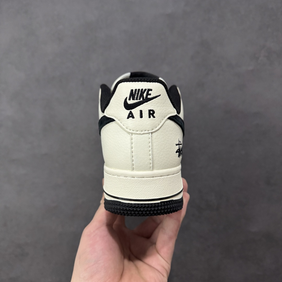 图片[4]-【定制版】Nike Air Force 1\’07 Low 斯图西联名 白灰黑 空军一号低帮休闲板鞋  #定制皮料 定制鞋盒 原楦原纸板 纯正空军版型 内置全掌气垫 货号：XD9314-617  尺码：36 36.5 37.5 38 38.5 39 40 40.5 41 42 42.5 43 44 44.5 45-选品中心