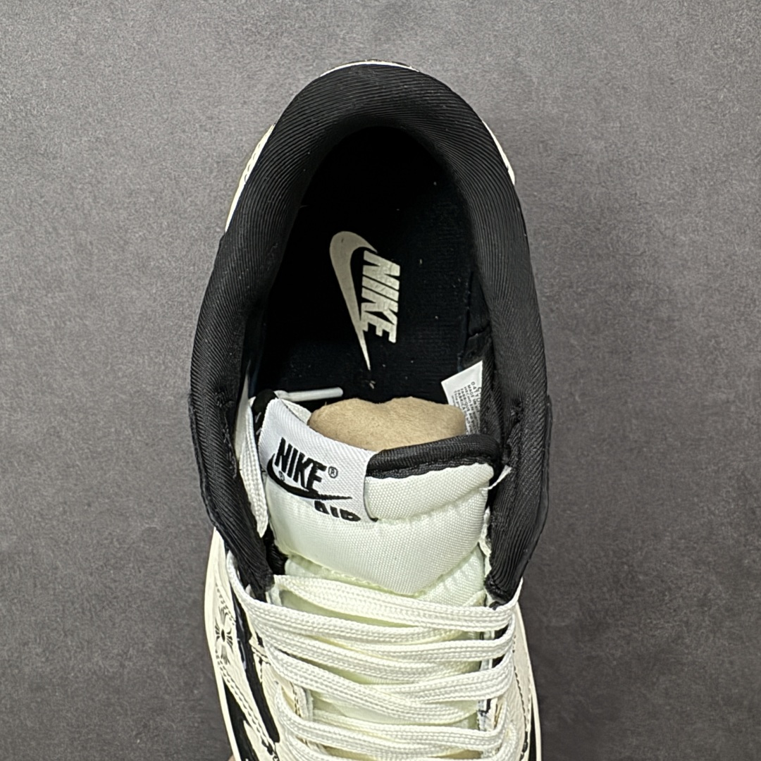 图片[7]-【定制版】Travis Scott x Jordan 1 Low “克罗心联名——印花翻毛米黑” 高端定制 乔丹倒勾低帮休闲板鞋 大厂纯原品质出货 纯正版型 定制鞋盒 皮料切割干净无任何毛边 细节完美 超高清洁度 货号：DD7866-108 尺码：36 36.5 37.5 38 38.5 39 40 40.5 41 42 42.5 43 44 44.5 45 编码：HXSB330340-选品中心