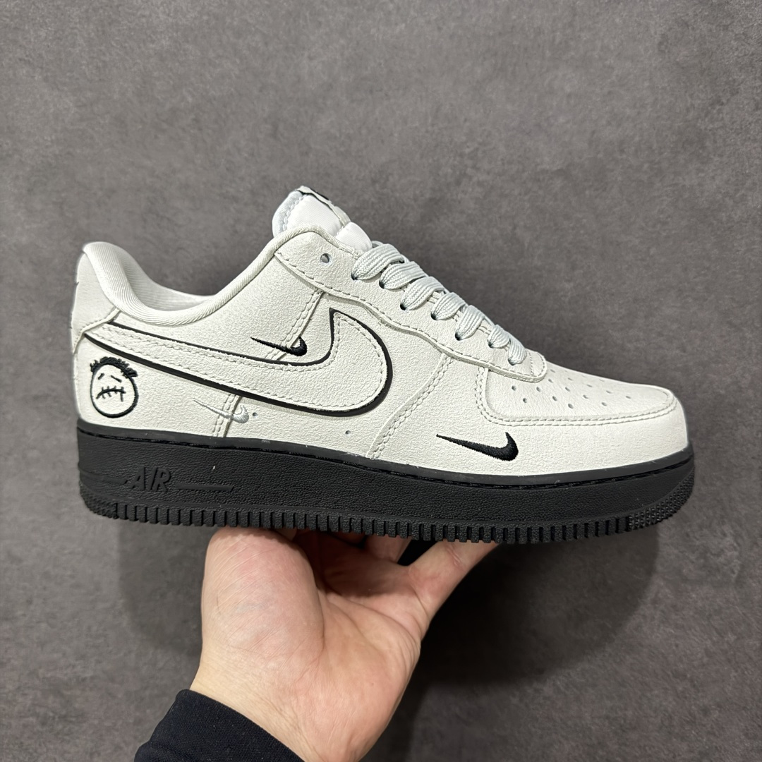 【定制版】Nike Air Force 1\'07 Low 冷调灰调碰撞酷黑 空军一号低帮休闲板鞋  #定制皮料 定制鞋盒 原楦原纸板 纯正空军版型 内置全掌气垫 货号：XL1979-128  尺码：36 36.5 37.5 38 38.5 39 40 40.5 41 42 42.5 43 44 44.5 45-选品中心