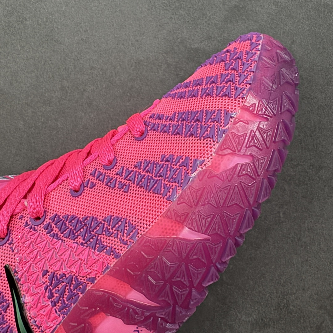 图片[5]-【公司级】Nike JA 3 EP 莫兰特三代低帮实战篮球鞋  #鞋面采用网布搭配棱纹覆面设计，延续了耐克 Ja系列一贯的凌厉轮廓。鞋侧饰有反光效果的粉色与蓝色 Swoosh 标志，与之形成对比的灰色锯齿状的 Zoom 中底。前掌区域点缀配色细节，与冰晶的抓地纹路形成鲜明对比。 货号：HF2794-600  尺码：39 40 40.5 41 42 42.5 43 44 44.5 45 46-选品中心
