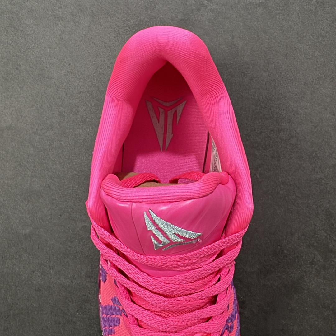 图片[7]-【公司级】Nike JA 3 EP 莫兰特三代低帮实战篮球鞋  #鞋面采用网布搭配棱纹覆面设计，延续了耐克 Ja系列一贯的凌厉轮廓。鞋侧饰有反光效果的粉色与蓝色 Swoosh 标志，与之形成对比的灰色锯齿状的 Zoom 中底。前掌区域点缀配色细节，与冰晶的抓地纹路形成鲜明对比。 货号：HF2794-600  尺码：39 40 40.5 41 42 42.5 43 44 44.5 45 46-选品中心