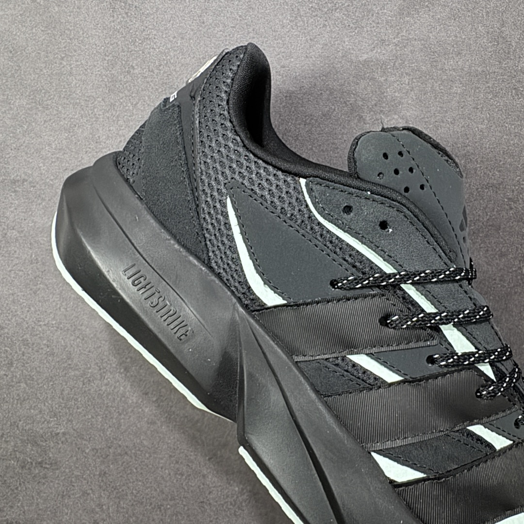 图片[6]-【公司级】AD Lightblaze 舒适耐磨减震专业跑步鞋 冲向目标，一路向前，不断挑战和突破自我无论是平时训练还是马拉松，让这款adidas跑步鞋伴你畅快开跑兼具舒适性和结构感，搭载Lightstrike科技，为步伐注入活力 货号：JR1058 尺码：36-45-选品中心