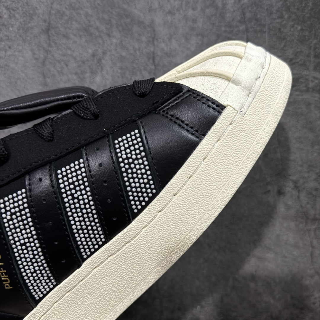 图片[6]-【渠道纯原】Gali x Adidas Originals Superstar Puffy Shell 联名款 贝壳头厚底休闲板鞋 市场最顶级版出货 全鞋使用原厂头层皮料 区别市场任何版本货  #原厂原数据版型 皮料切割干净无任何毛边 鞋型细节完美 超高清洁度 货号：KJ6976  尺码：35 36 36.5 37.5 38 38.5 39 40 40.5 41 42 42.5 43 44 44.5 45-选品中心