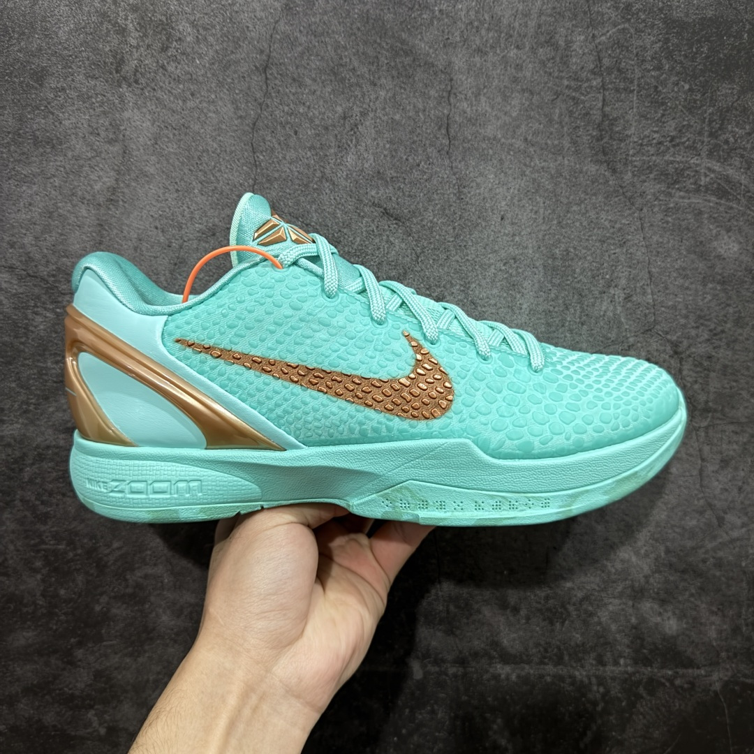 【Star版本】Jalen Brunson x Nike Zoom Kobe 6 Protro Statue of Liberty PE 绿色 科比6代 IQ5774-300 史上最强复刻 私人团队订单 细节完美对比公司货 前掌超大Zoom Turbo气垫 后掌EVA缓震 真正的原汁原味 还原ZP脚感 全身鞋材卡料色独家定制 唯一正确喷漆工艺Swoosh 正确凹凸蛇鳞工艺 正确鞋面渐变效果 内全置真动飞态线 独立原厂模具 最大尺码达到48.5码 首批不拼图大几率过验 亲测已过 支持各种高强度实战 无需担心 上脚价 补货周期极长 脚宽建议买大半码 科比系列前掌偏窄 不影响二次销售 支持七天无理由退换 尺码：40 40.5 41 42 42.5 43 44 44.5 45 45.5 46 47.5 48.5-选品中心