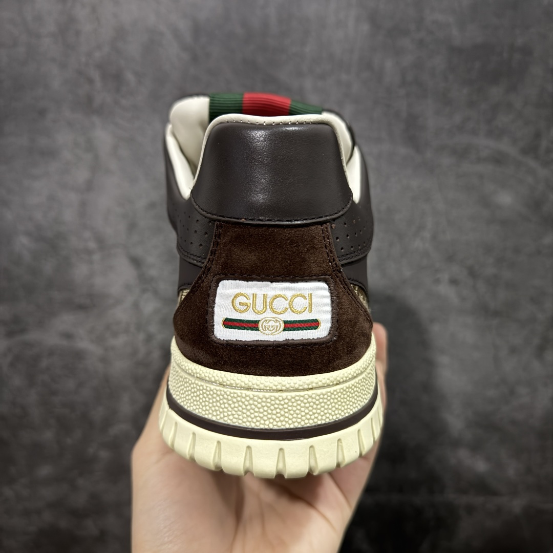 图片[4]-【海淘代购版】Gucci 古驰 RE-Web 新款 复古休闲板鞋 海淘代购专供品质 正确楦型 配件齐全 进口皮料/原版羊皮内里 匠心打造 其用料及细节已争取最大限度还原公司正品 实拍如图 所见即所得 谨防混卖 尺码：39 40 41 42 43 44 45-选品中心