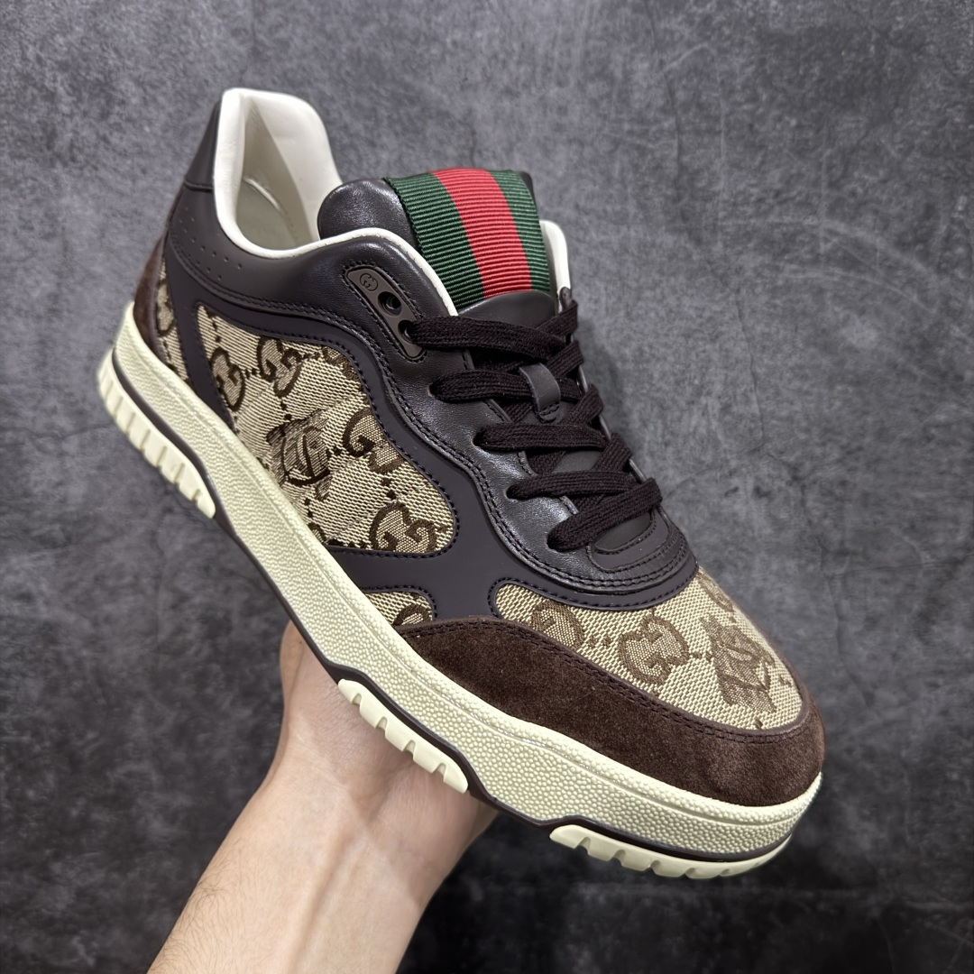 图片[3]-【海淘代购版】Gucci 古驰 RE-Web 新款 复古休闲板鞋 海淘代购专供品质 正确楦型 配件齐全 进口皮料/原版羊皮内里 匠心打造 其用料及细节已争取最大限度还原公司正品 实拍如图 所见即所得 谨防混卖 尺码：39 40 41 42 43 44 45-选品中心