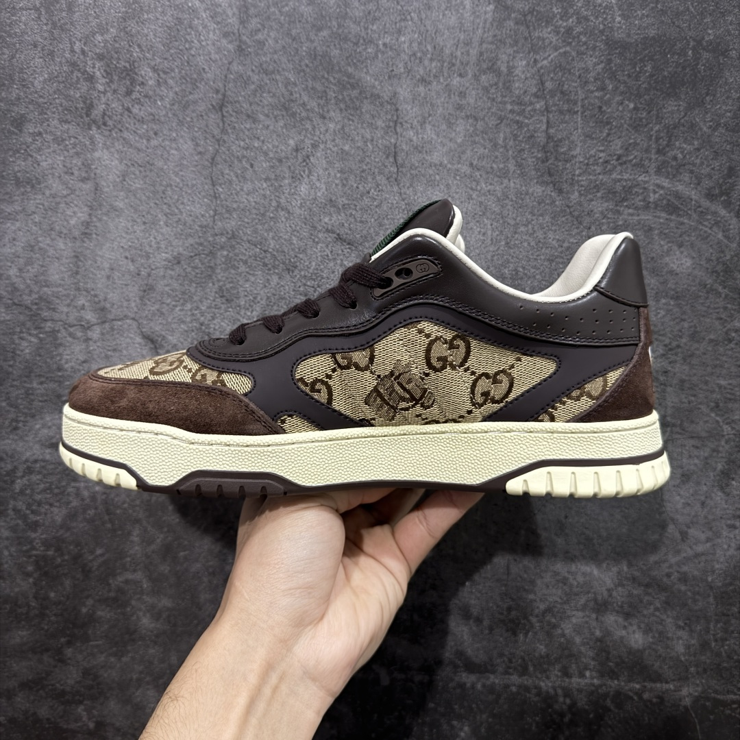 图片[2]-【海淘代购版】Gucci 古驰 RE-Web 新款 复古休闲板鞋 海淘代购专供品质 正确楦型 配件齐全 进口皮料/原版羊皮内里 匠心打造 其用料及细节已争取最大限度还原公司正品 实拍如图 所见即所得 谨防混卖 尺码：39 40 41 42 43 44 45-选品中心