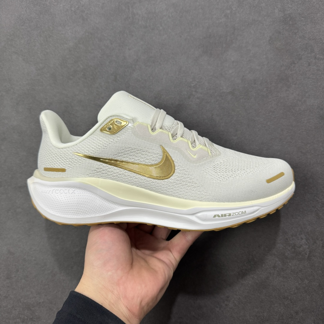 【公司级】Nike Pegasus 41 代飞马专业跑鞋 鞋面采用外层由韧性纱线+内层网眼布的设计，在确保稳定性和耐久性的同时，也保证了贴合舒适及透气性能 此外，鞋带孔也从飞线变为全新板带设计，提供更加舒适的锁定贴合 中底方面为 全掌react泡棉+内嵌前后掌双Zoom Air气垫的配置组合，经典的华夫格大底则能确保抓地 尺码：36-46带半码 货号：FD2723-005 编码：LNHB210220-选品中心