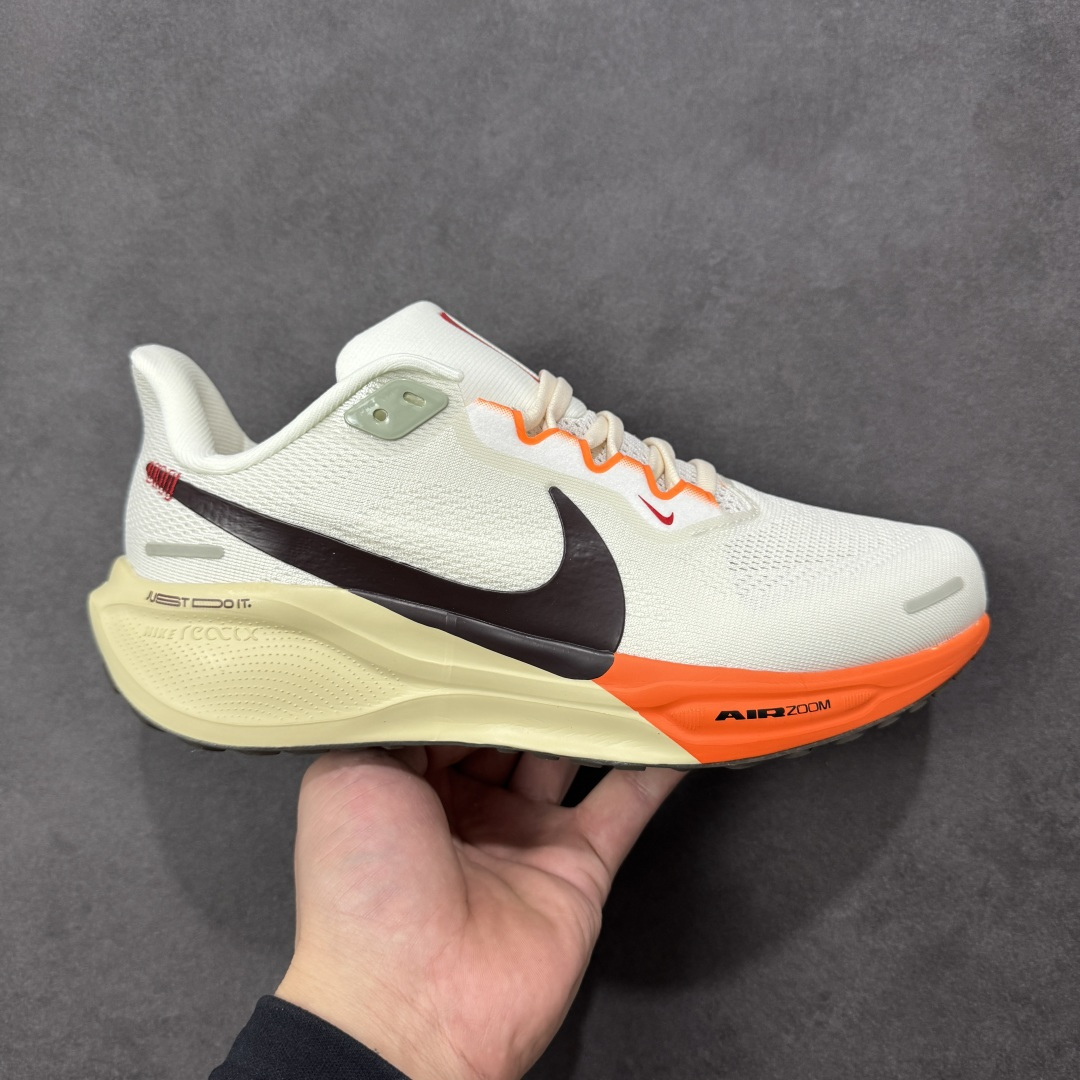 【公司级】Nike Pegasus 41 Air Zoom 轻盈舒适耐磨 低帮 气垫 休闲跑步鞋 - 鞋面设计：采用轻盈透气的工程网眼设计，能快速排出湿气，保持脚部干爽。Dynamic Midfoot Fit系统将鞋带与内部中足板带相连，提供良好的支撑和包裹性 - 外底特点：经典橡胶外底结合华夫格底纹，抓地力强，在各种路面上都能提供稳定的摩擦力，不易打滑，同时也具备良好的耐磨性，可延长鞋子使用寿命 。 货号：HV5975-102 尺码：36-46带半码 编码：LNHB210220-选品中心